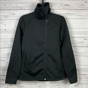 SPYDER Black Asymmetrical Zip Light Jacket